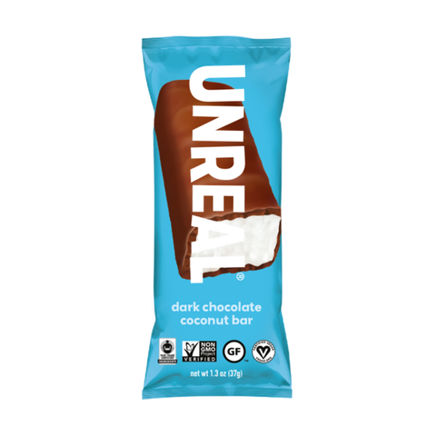 UNREAL Dark Chocolate Coconut Bar Box of 12 (37g)