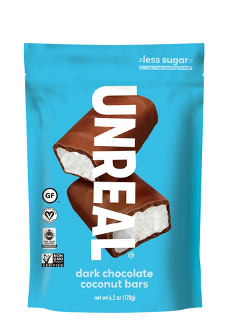 UNREAL Dark Chocolate Coconut Bars 3 pack (120g)
