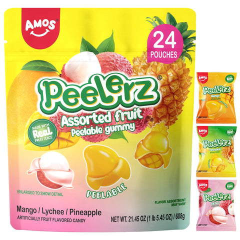 Amos Peelerz Variety Treat Bag 6 pack (12.35oz)