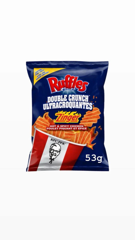 Ruffles KFC Zinger Double Crunch Chips (53g) 6 pack