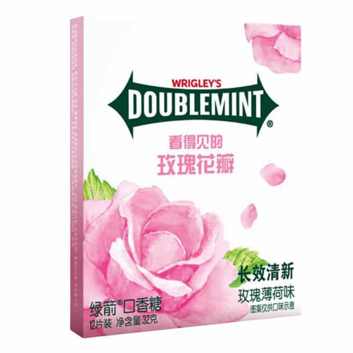 Doublemint Gum - Rose Mint/Sakura & Rose/Jasmine Mint (1.13oz) (China) 12-Pack