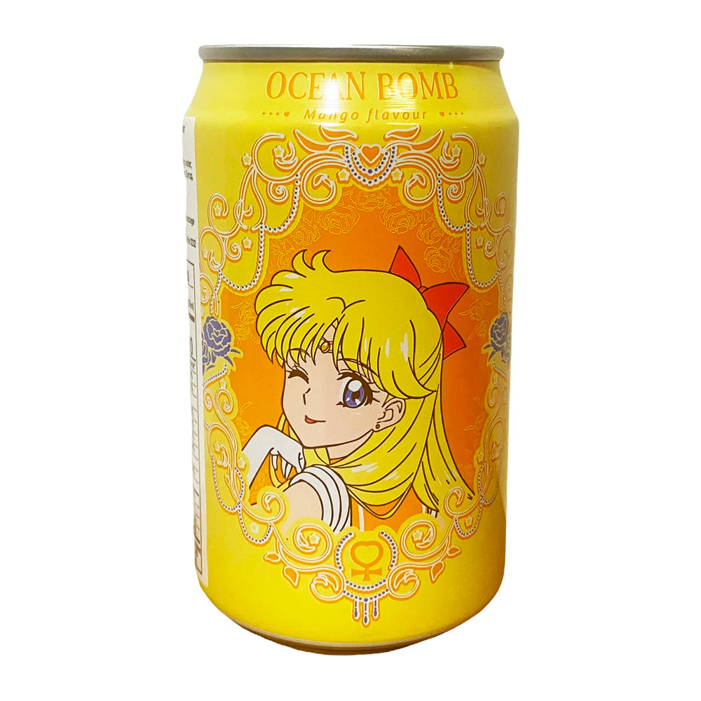 Ocean Bomb Sailor Moon Sparkling Water Mango Flavor (11.15) (Taiwan) 6-Pack