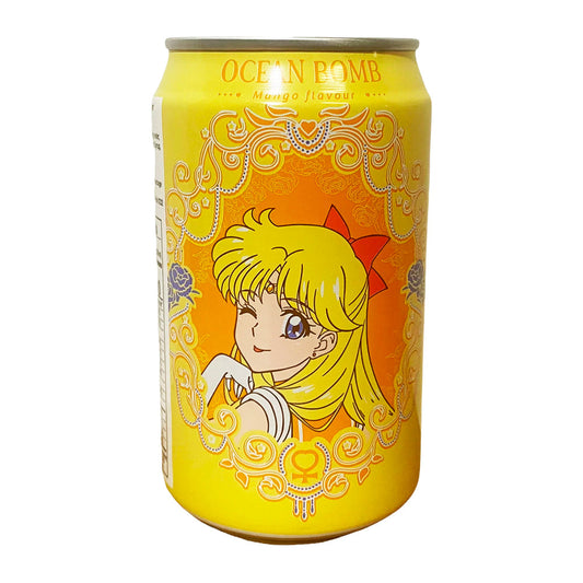 Ocean Bomb Sailor Moon Sparkling Water Mango Flavor (11.15) (Taiwan) 6-Pack