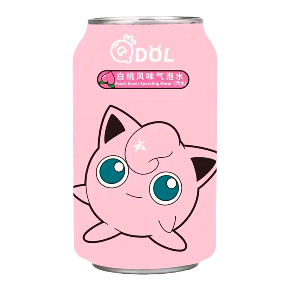 QDol Pokemon White Peach Sparkling Water Eevee (330ml) (China) 6-Pack