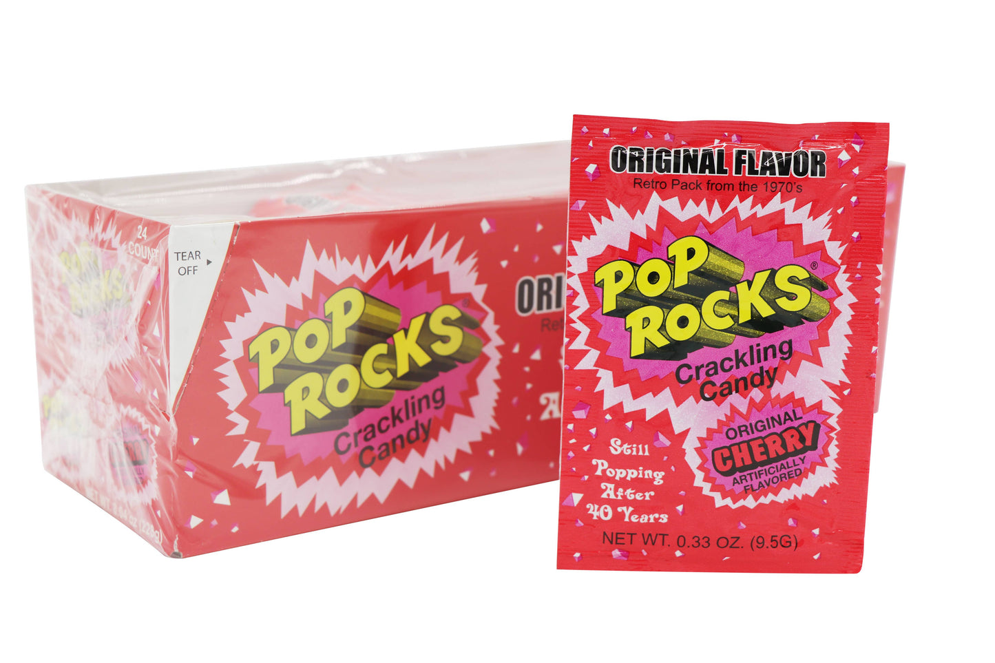 Pop Rocks, Cherry, 0.33oz, 24Ct Case