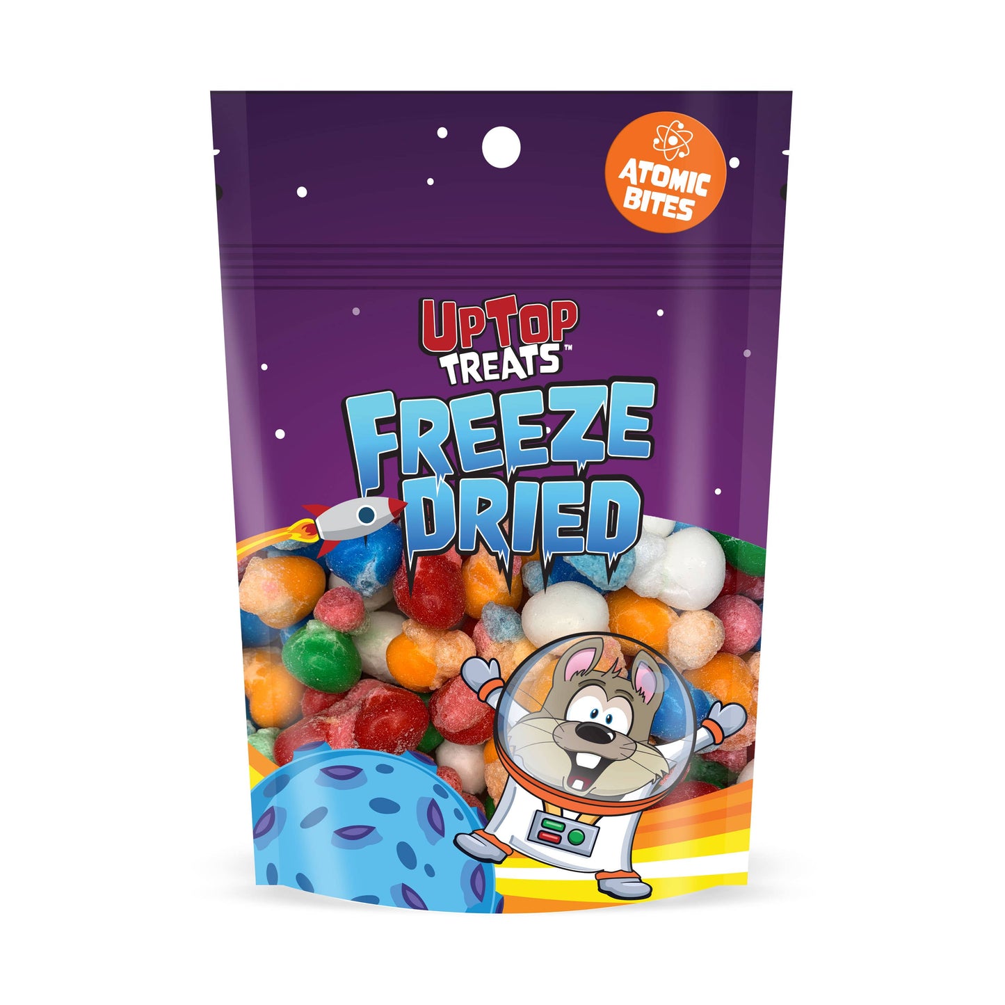 Uptop Atomic Bites - Freeze Dried Candy (4oz) 4-Pack